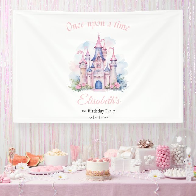 Banderoles Invitation d'anniversaire de princesse, Petite Pri (Fête)