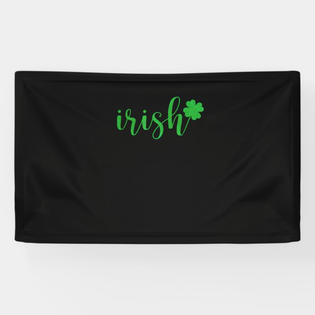 Banderoles Irish St Patrick Day Hommes Saint-Patricks Sham (Horizontal)