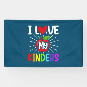 Banderoles J'Aime Mes Gentils À L'École