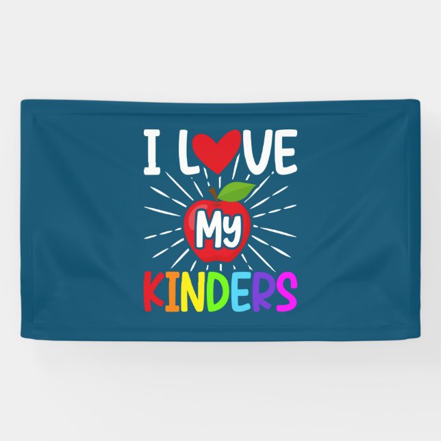 Banderoles J'Aime Mes Gentils À L'École (Horizontal)