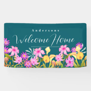 Banderoles Jardin Floral Accueil Maison Sarcelle