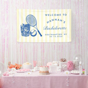 Banderoles Jaune Rétro Dernier Balancement Avant Le Bac De Te