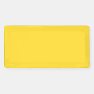 Banderoles Jaune Soleil Uni Classique Élégant