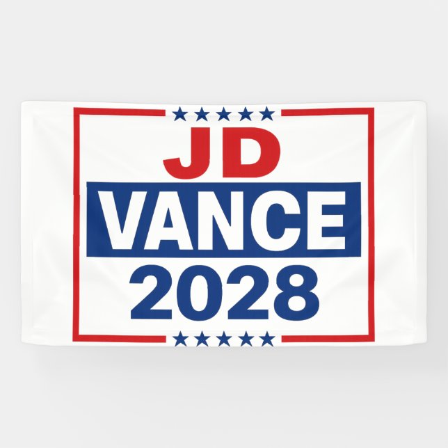 Banderoles JD Vance 2028 (Horizontal)