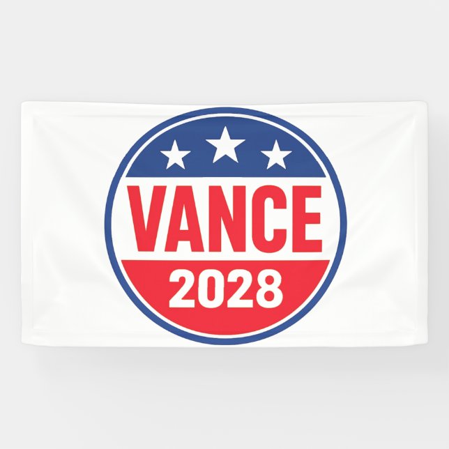 Banderoles JD Vance 2028 (Horizontal)