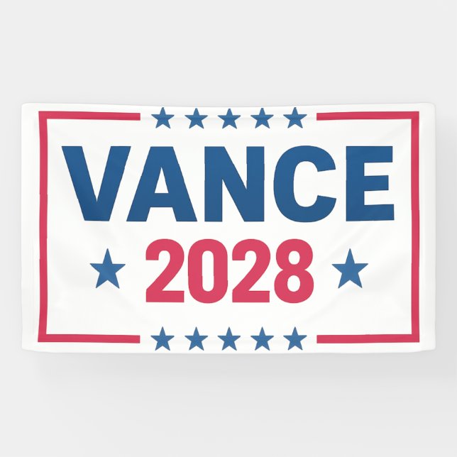 Banderoles JD Vance 2028 (Horizontal)