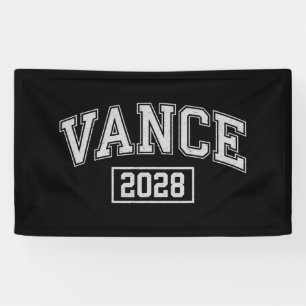 Banderoles JD Vance 2028 Président de campagne électorale Van