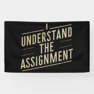 Banderoles Je comprends l'affectation Vote Kamala's 2024