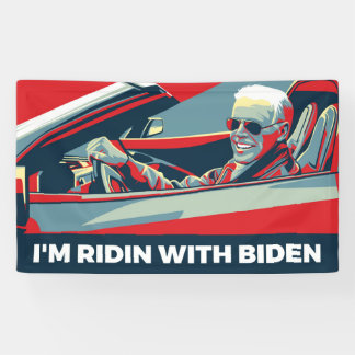 BANDEROLES JE SUIS EN RIDE AVEC BIDEN
