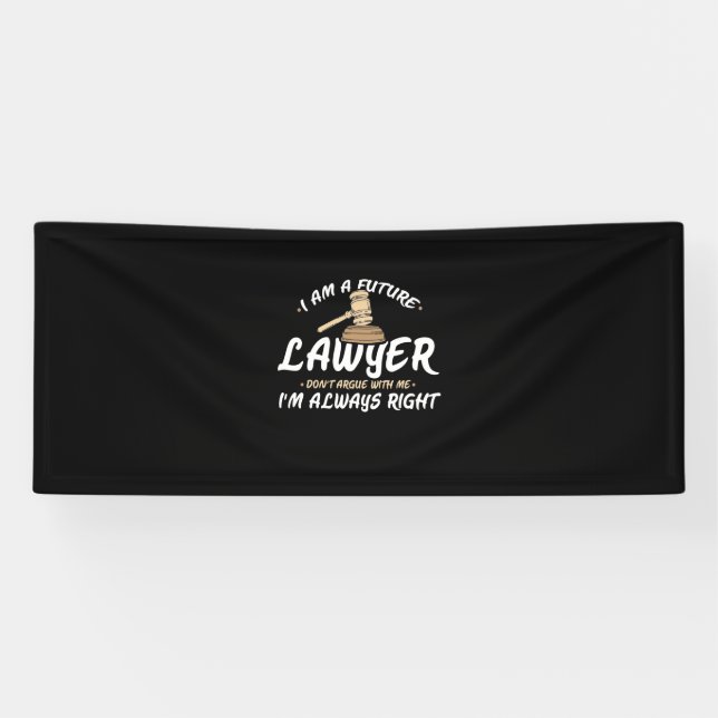 Banderoles Je Suis Un Avocat Du Futur (Horizontal)