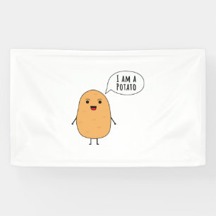 Banderoles Je suis une pomme de terre