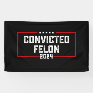 Banderoles Je Vote Pour Le Féon Condamné Pro Trump 2024