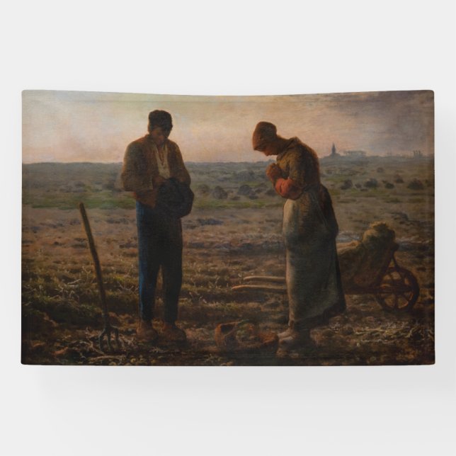 Banderoles Jean-François Millet - L'Angelus (Horizontal)