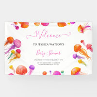 Jelly Poisson rose Jaune Gradient Baby shower Past