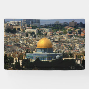 Banderoles Jérusalem Al Aqsa Dôme de Rock Palestine Art Event