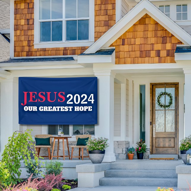 Banderoles Jesus 2024 Le plus grand Jardin Électoral d'Espoir (Créateur téléchargé)