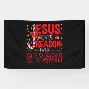 Banderoles Jésus est la raison de la saison foi chrétienne