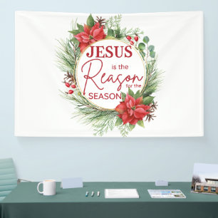 Banderoles Jésus est la raison de la saison Noël