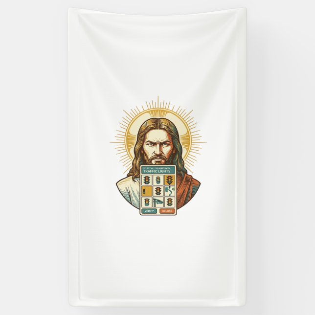 Banderoles Jésus Vérification de Captcha Endless Feux de Circ (Vertical)