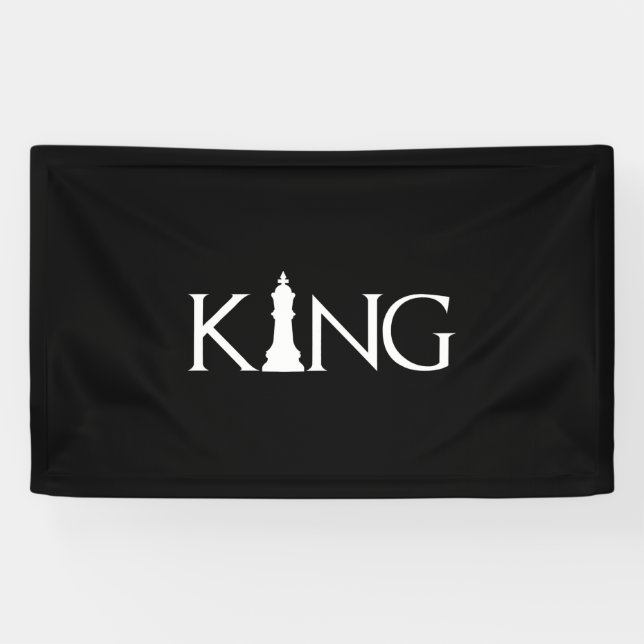 Banderoles Jeu d'échecs King pièce Halloween Costume d'échecs (Horizontal)