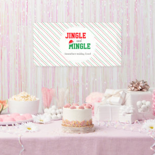 Banderoles Jingle et Mingle Noël Mariage événement