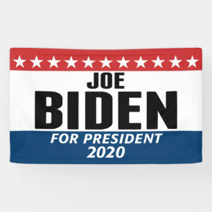 Banderoles Joe Biden 2020 - Design classique