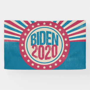 Banderoles Joe Biden 2020 Rétro Politique