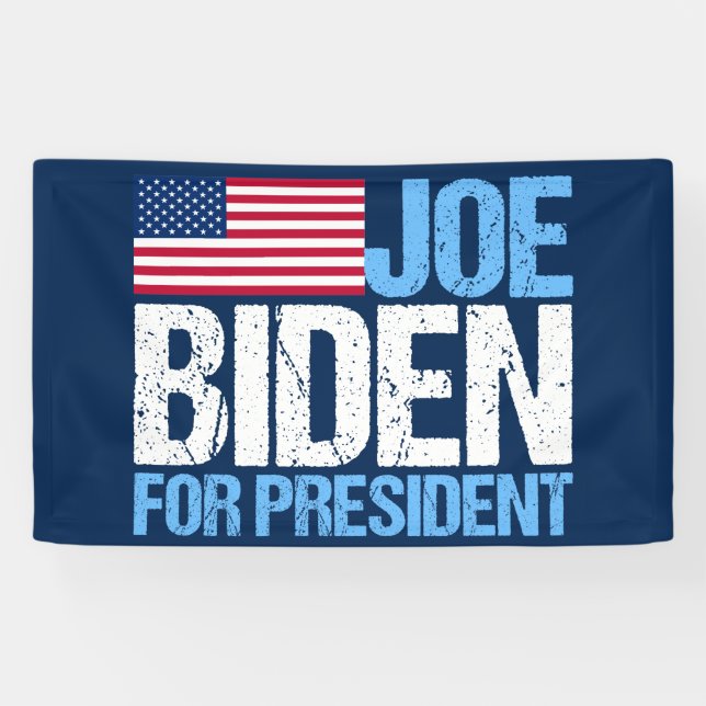 Banderoles Joe Biden, Président (Horizontal)