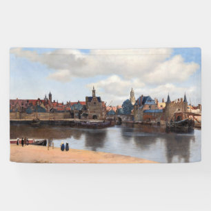 Banderoles Johannes Vermeer - Vue de Delft