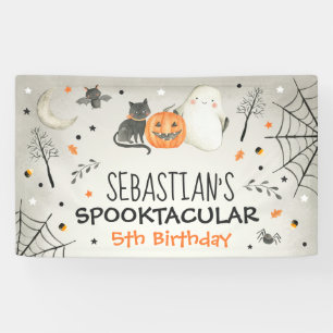 Banderoles Joli Halloween Ghost Spooktacular Anniversaire Dé