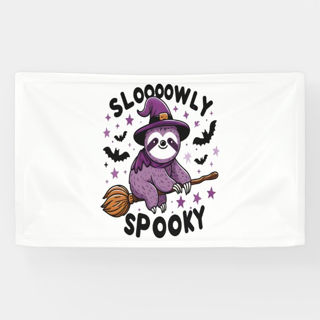 Banderoles Joli Halloween Sloth Joie (2) (Horizontal)