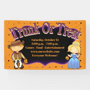 Banderoles Joli tour de friandise Trunk or Treat