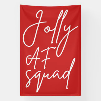 Banderoles Jolly AF Squad I - Drôle de Noël pour adultes
