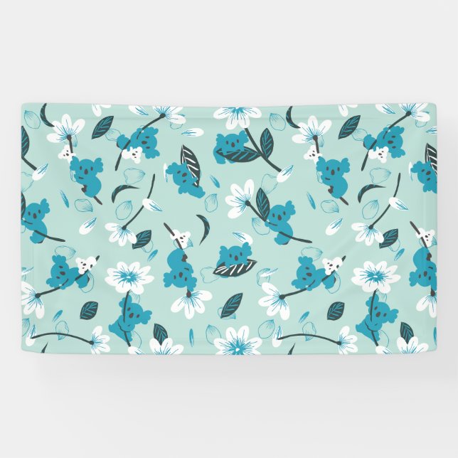 Banderoles Jouer Koala Motif mignon animal et l'art nature (Horizontal)