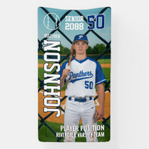 Joueur de l'équipe de baseball senior Personnalise