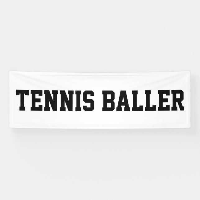Banderoles Joueur de tennis d'exception (Horizontal)
