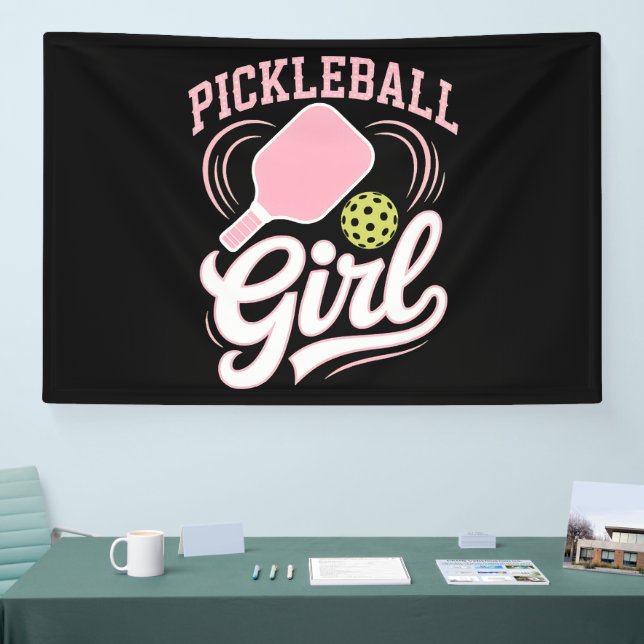Banderoles Joueuse de pickleball fille (Salon professionnel)