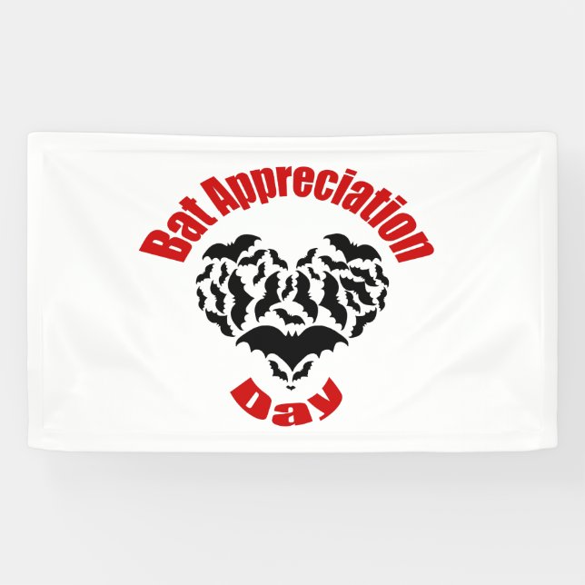 Banderoles Jour d'appréciation des chauves-souris (Horizontal)