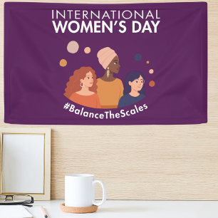 Banderoles Journée internationale des femmes 2026 Équilibrer 