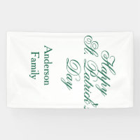 Joyeuse St. Patrick famille nom vert sminimal
