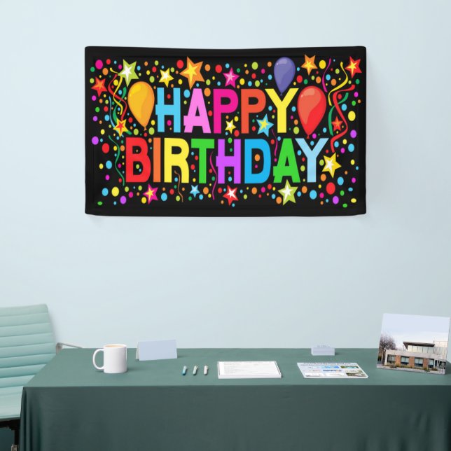 BANDEROLES JOYEUX ANNIVERSAIRE (Salon professionnel)