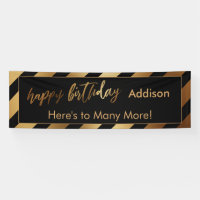 Joyeux anniversaire d'or et de gripes noires