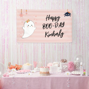 Banderoles Joyeux anniversaire Halloween Booday