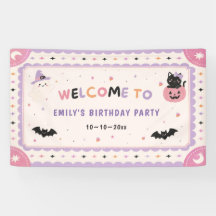 Joyeux Anniversaire Halloween Pastel Mignon