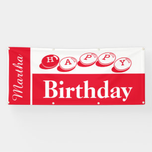 Banderoles Joyeux anniversaire Martha