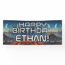 Joyeux anniversaire sur le thème de la science-fic