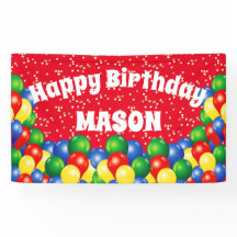 Joyeux ballons d'anniversaire