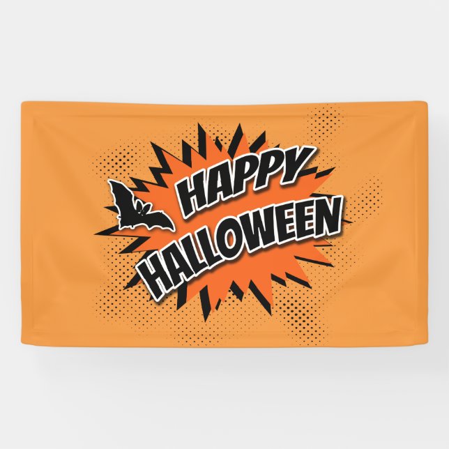 Banderoles Joyeux Halloween (Horizontal)