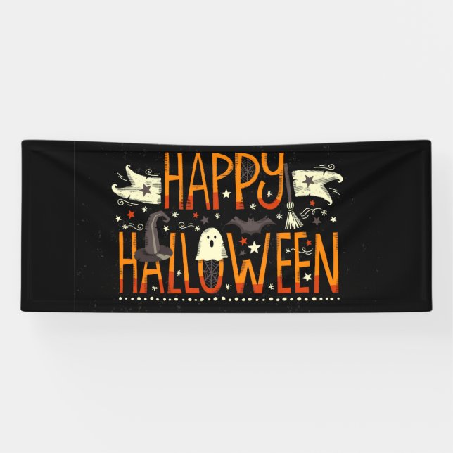 Banderoles Joyeux Halloween (Horizontal)