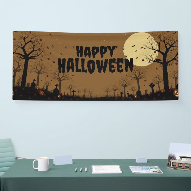 Banderoles Joyeux Halloween (Salon professionnel)